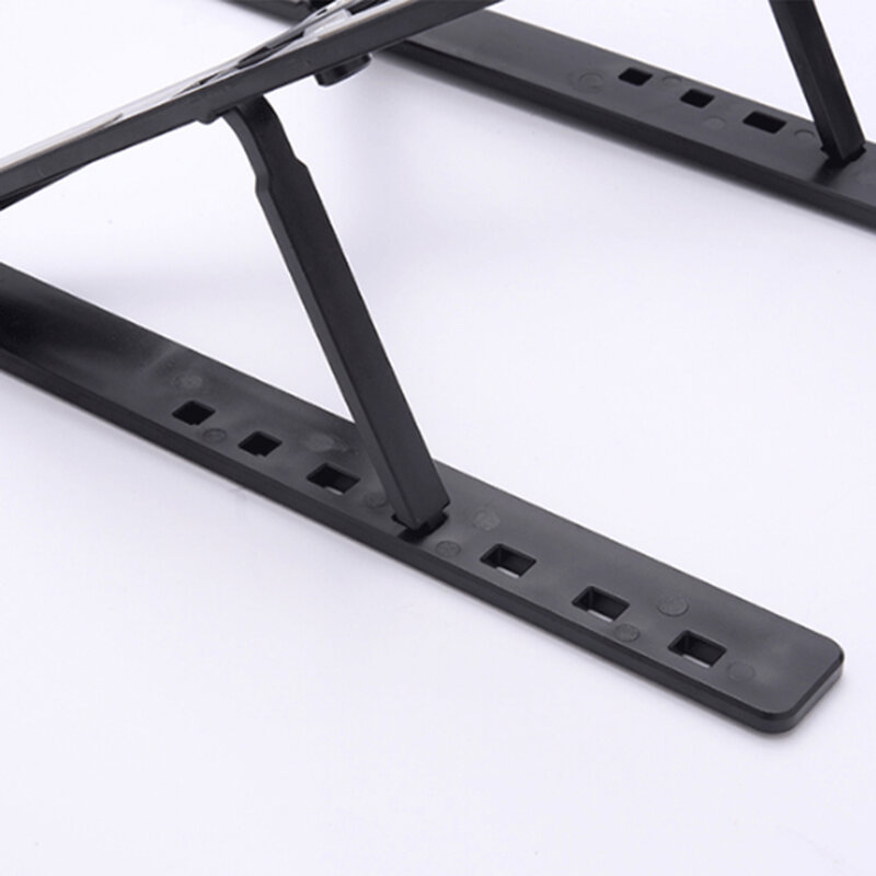 Suport laptop Techsuit, stand pliabil si reglabil universal, negru