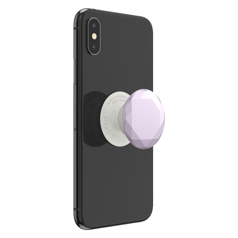 Popsockets original, suport cu functii multiple, Metallic Diamond Lavender