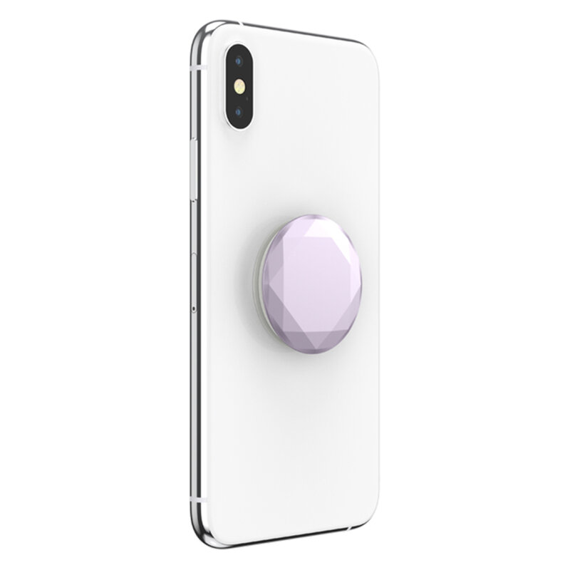 Popsockets original, suport cu functii multiple, Metallic Diamond Lavender