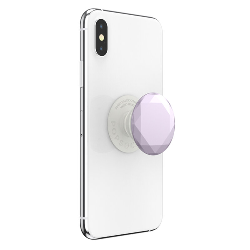Popsockets original, suport cu functii multiple, Metallic Diamond Lavender