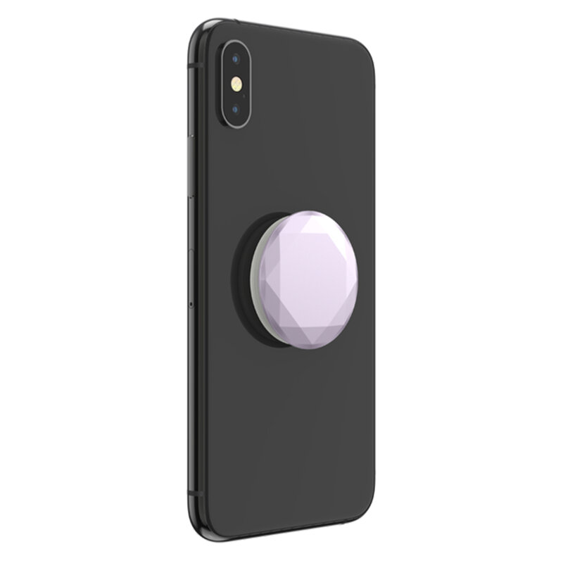 Popsockets original, suport cu functii multiple, Metallic Diamond Lavender