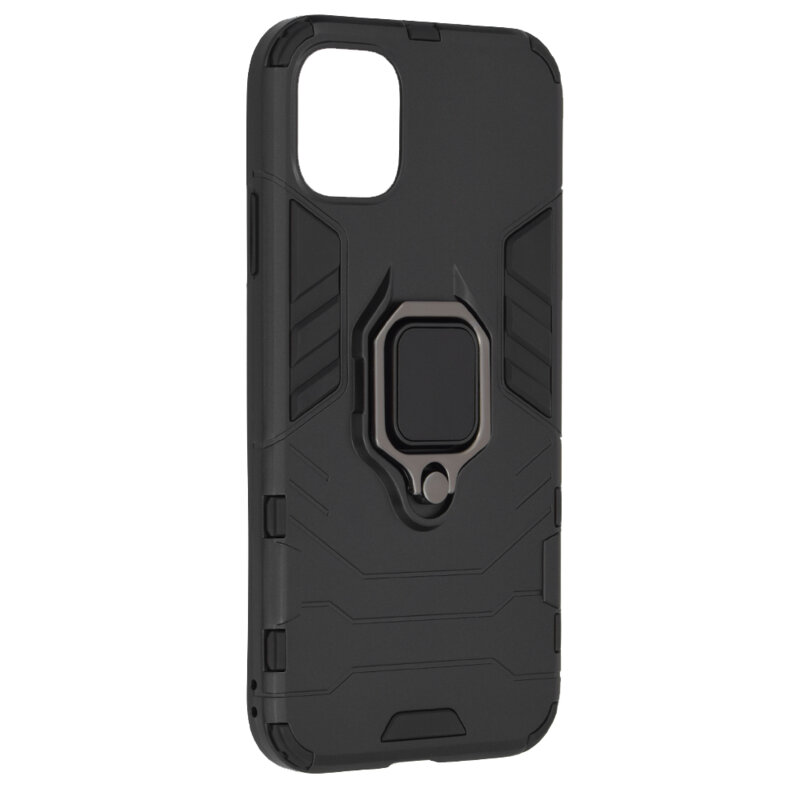 Husa iPhone 11 Techsuit Silicone Shield, Negru