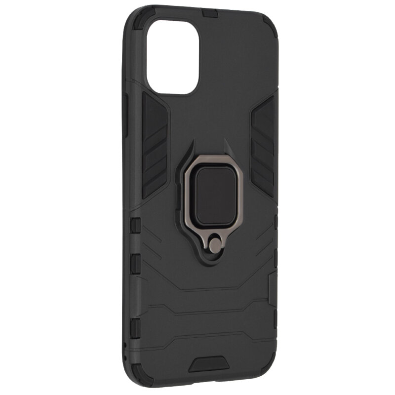 Husa iPhone 11 Pro Max Techsuit Silicone Shield, Negru