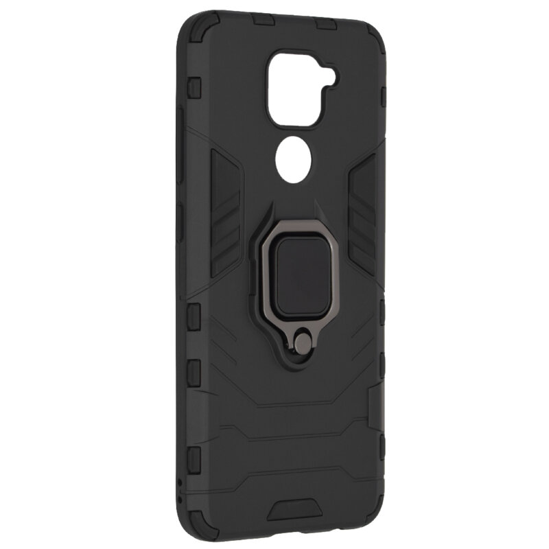 Husa Xiaomi Redmi Note 9 Techsuit Silicone Shield, Negru