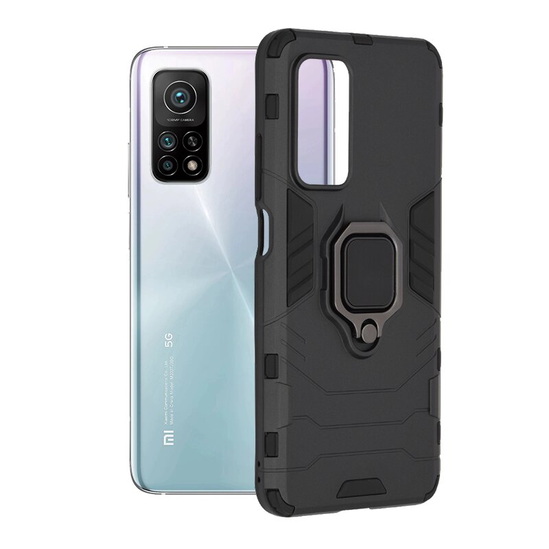 Husa Xiaomi Mi 10T Pro 5G Techsuit Silicone Shield, Negru