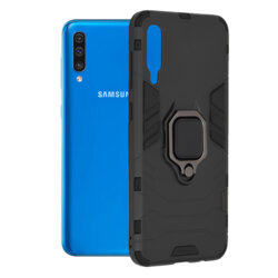 Husa Samsung Galaxy A50 Techsuit Silicone Shield, Negru