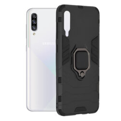 Husa Samsung Galaxy A30s Techsuit Silicone Shield, Negru