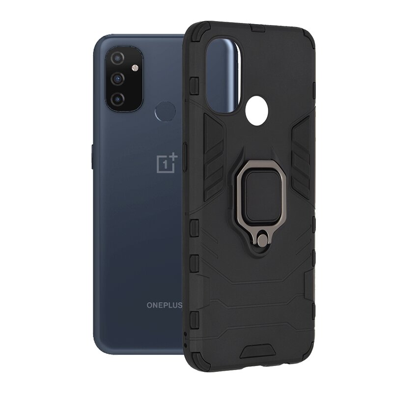 Husa OnePlus Nord N100 Techsuit Silicone Shield, Negru