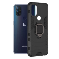Husa OnePlus Nord N10 5G Techsuit Silicone Shield, Negru