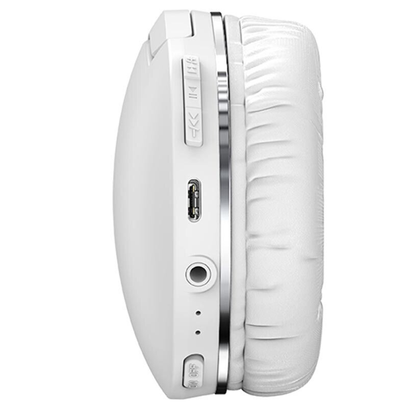 Casti over-ear wireless Baseus Encok D02 Pro, alb, NGTD010302