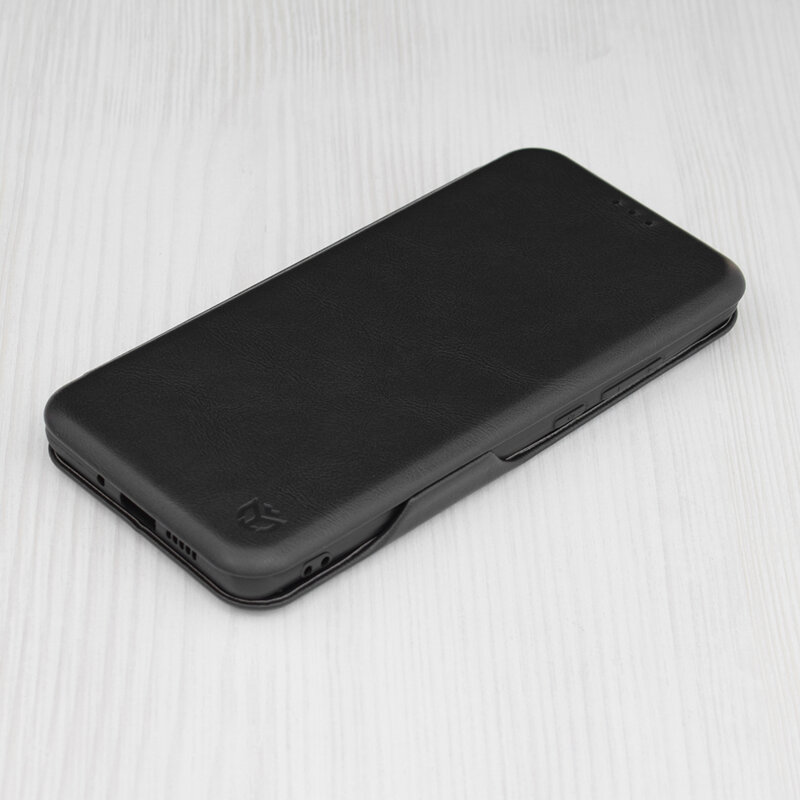 Husa 360° Huawei P30 Pro Techsuit Safe Wallet Plus, negru