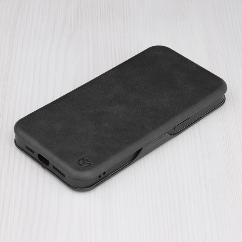 Husa 360° iPhone 14 Pro Max Techsuit Safe Wallet Plus, negru