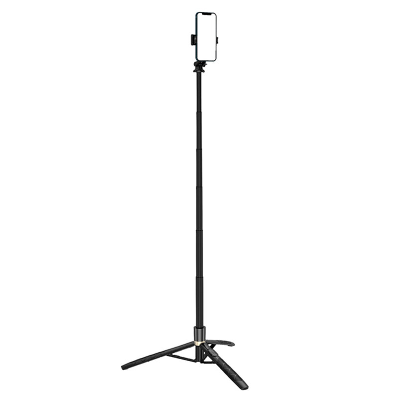 Selfie stick GoPro, trepied telefon cu surub 1/4 Techsuit Q16, 156cm