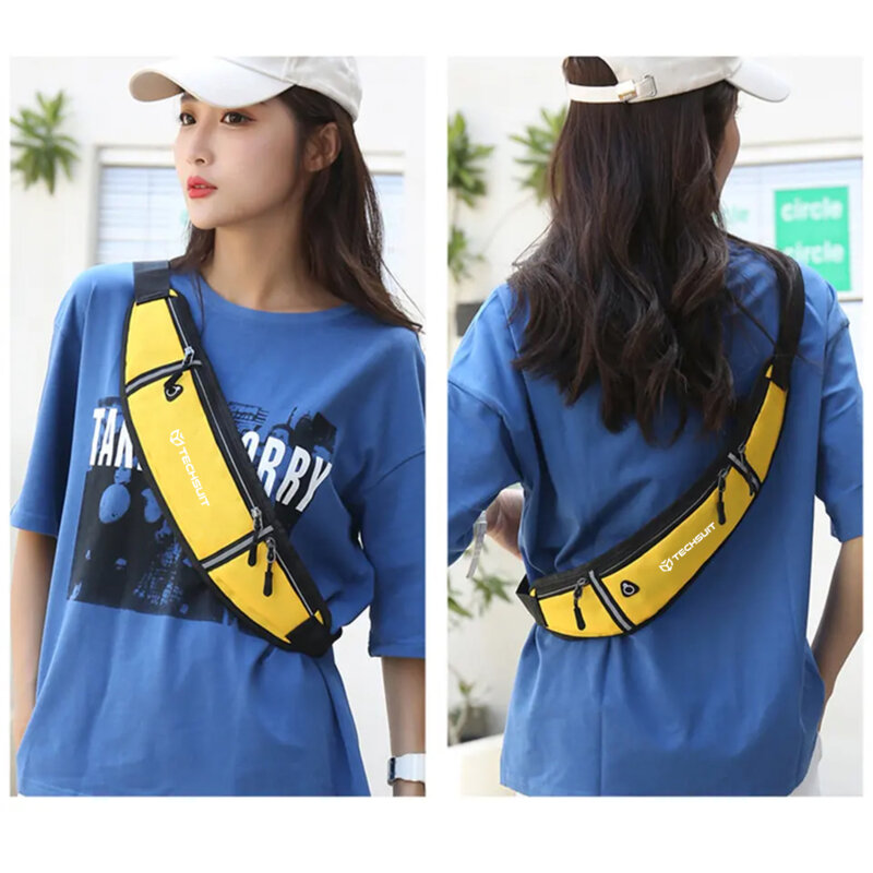 Borseta sport alergare barbati/femei Techsuit CWB3, albastru