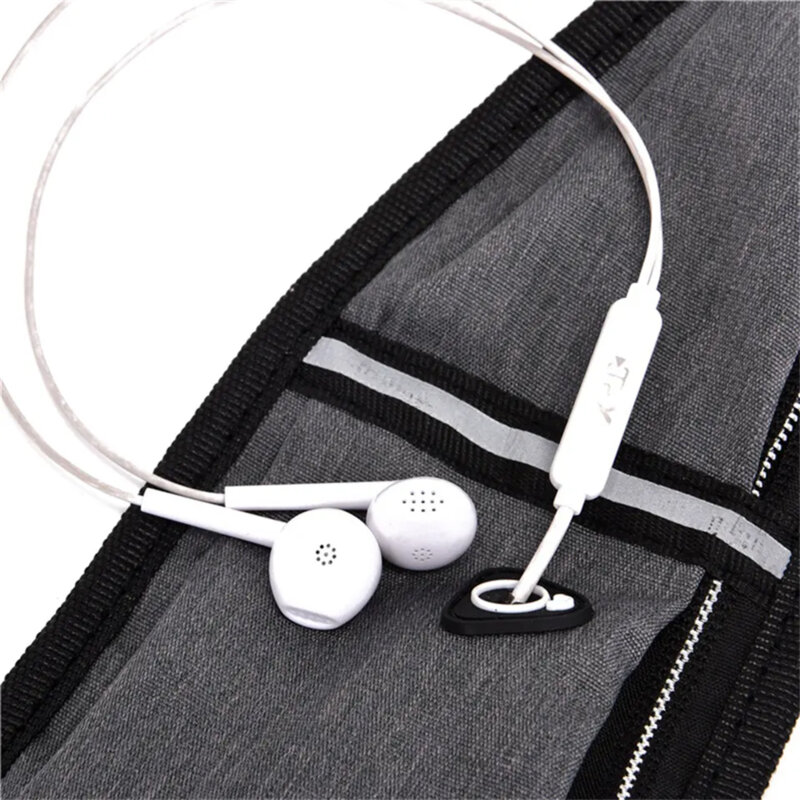 Borseta sport alergare barbati/femei Techsuit CWB3, gri