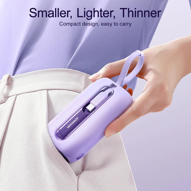 Baterie externa 10000mAh USB-C, Lightning JoyRoom, alb, JR-L013