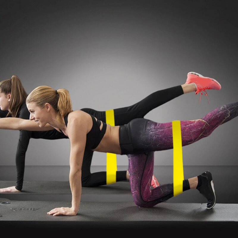 [Set 5x] Banda elastica fitness, kinetoterapie, exercitii, sport Techsuit