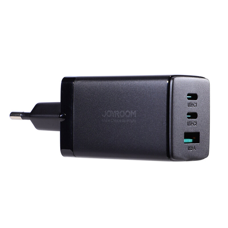 Incarcator GaN Type-C, USB JoyRoom TCG01 65W+cablu tip C 100W