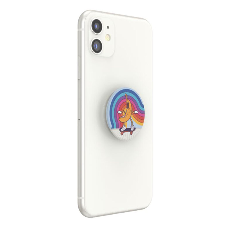 Popsockets original, suport cu functii multiple, Retro Banana