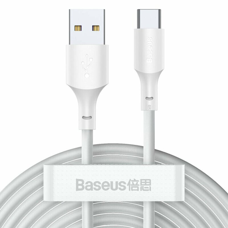 [Pachet 2x] Cablu date tip C Baseus, 5A, 1.5m, TZCATZJ-02