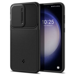 Husa Samsung Galaxy S23 Plus Spigen Optik Armor, negru