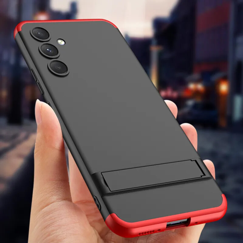 [Pachet 360°] Husa + folie Samsung Galaxy A54 GKK Original, negru