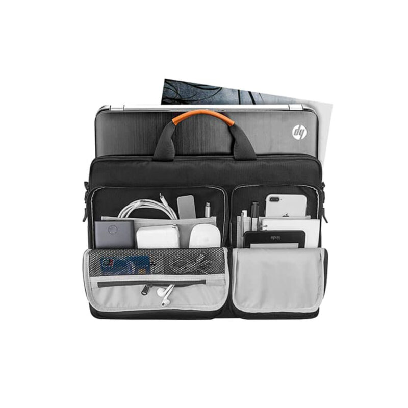 Geanta tip servieta laptop 17 inch mare Tomtoc, negru, A42G1D1