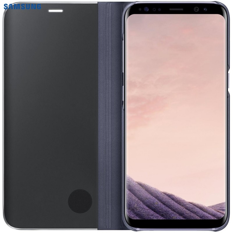 Husa Originala Samsung Galaxy S8+, Galaxy S8 Plus Clear View Cover Violet