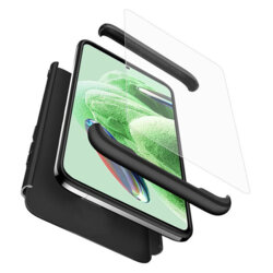 [Pachet 360°] Husa + folie Xiaomi Redmi Note 12 5G GKK Original, negru