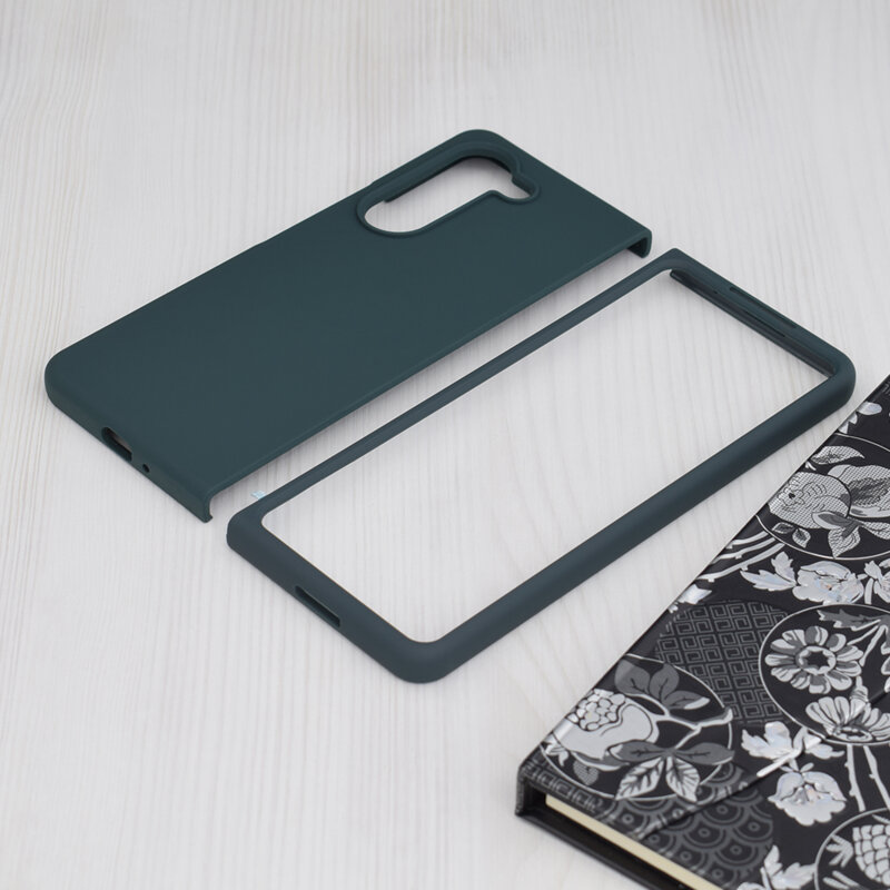 Husa Samsung Galaxy Z Fold5 Techsuit Soft Edge Silicone, verde