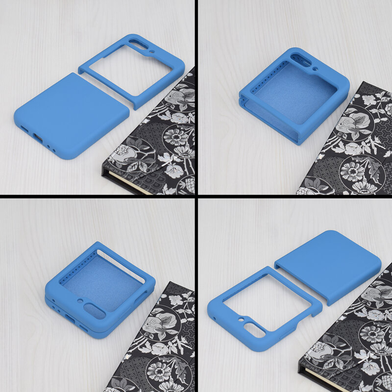 Husa Samsung Galaxy Z Flip5 Techsuit Soft Edge Silicone, albastru