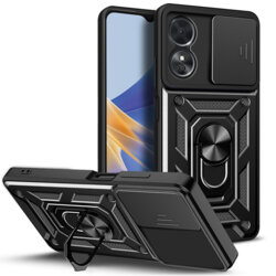 Husa Samsung Galaxy S23 FE protectie camera Techsuit CamShield Series, negru