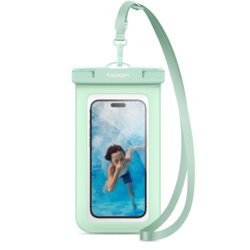 Husa subacvatica telefon waterproof Spigen A601, verde