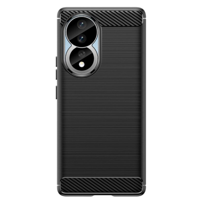 Husa Honor 80 Techsuit Carbon Silicone, negru