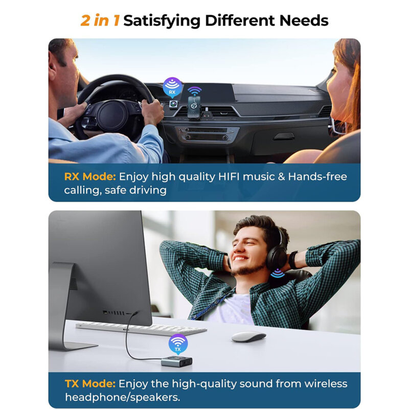 Transmitator/receptor audio Jack Bluetooth JoyRoom, JR-CB2