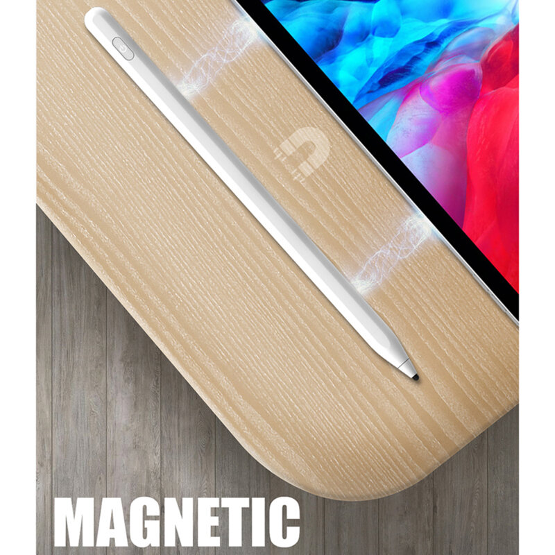 Stylus pen activ Techsuit, iOS, Android, Windows, cablu de incarcare, alb, P3