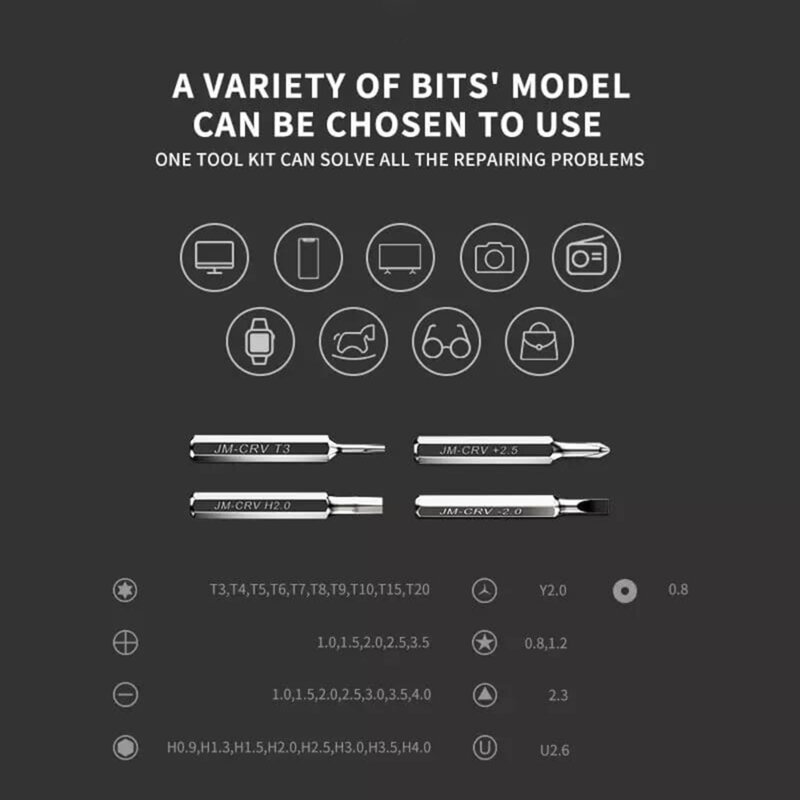 Trusa reparatii telefoane, scule service GSM Jakemy, JM-P13