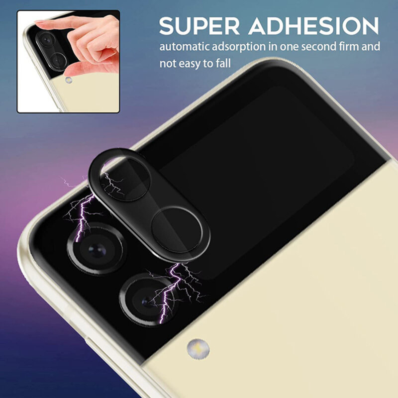 Folie camera Samsung Galaxy Z Flip3 5G Mocolo Back Lens, negru