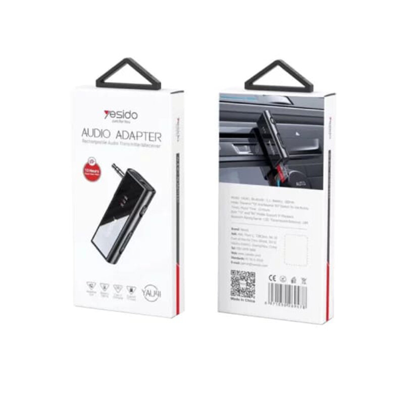 Receptor, transmitator audio Bluetooth auto Yesido YAU41