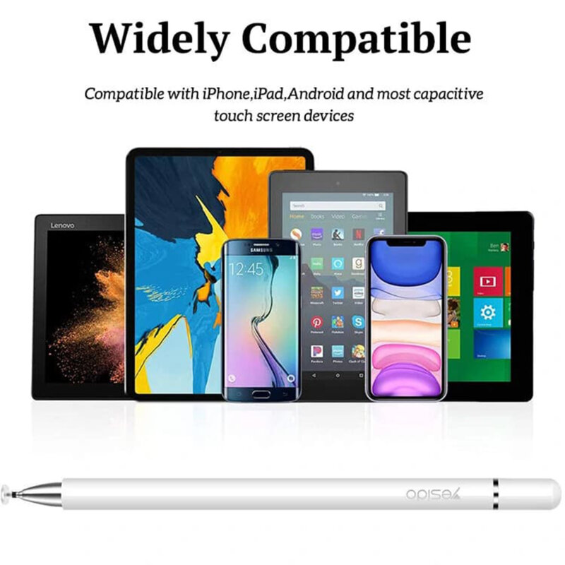 Creion touchscreen, stylus pen universal Yesido ST02, alb