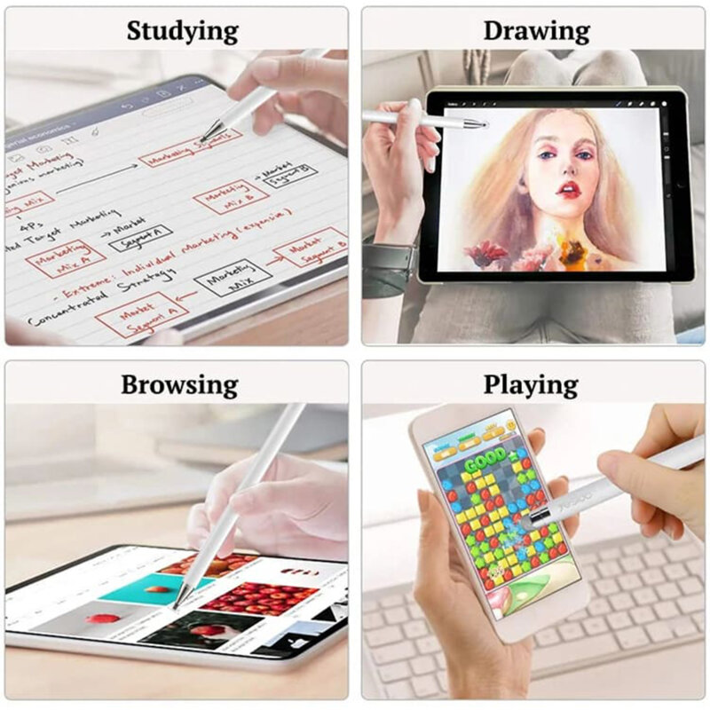 Creion touchscreen, stylus pen universal Yesido ST02, alb