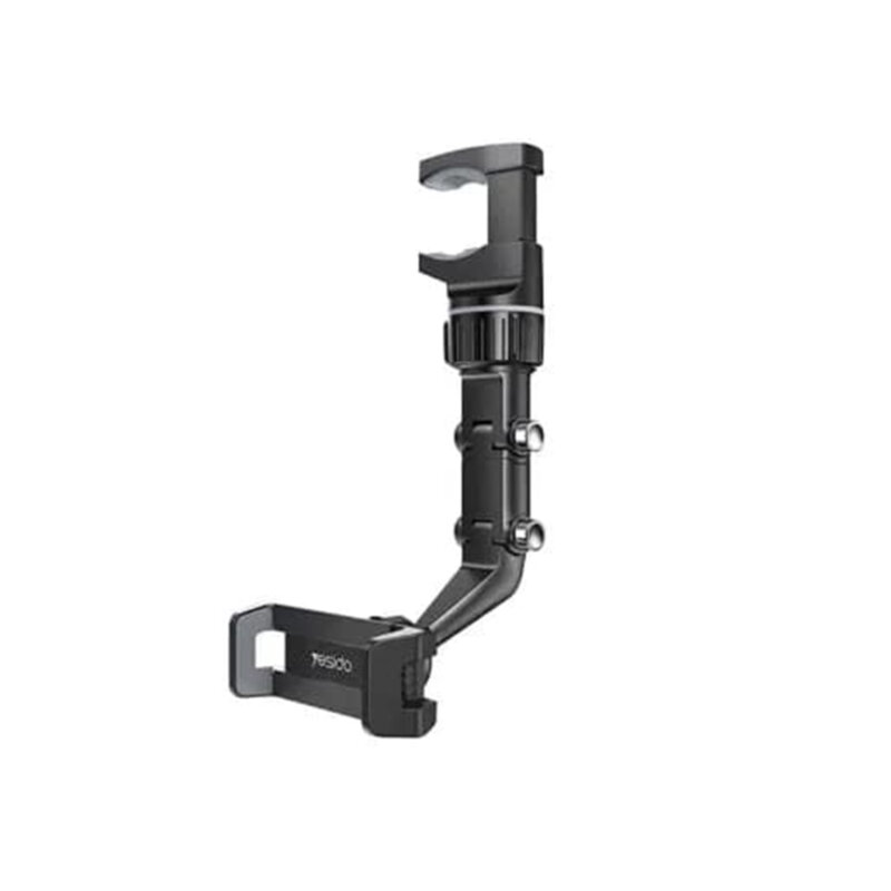 Suport oglinda retrovizoare pentru telefon Yesido C192, negru