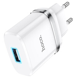 Incarcator priza Quick Charge USB Hoco N1, 2.4A, 12W, alb