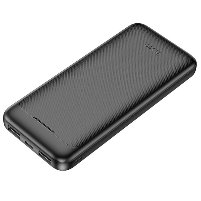 Baterie externa 10000mAh USB-C, 2x USB Hoco J111, 2A, negru