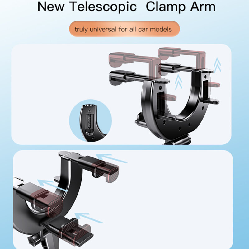 Suport auto telefon pentru oglinda retrovizoare Yesido C193