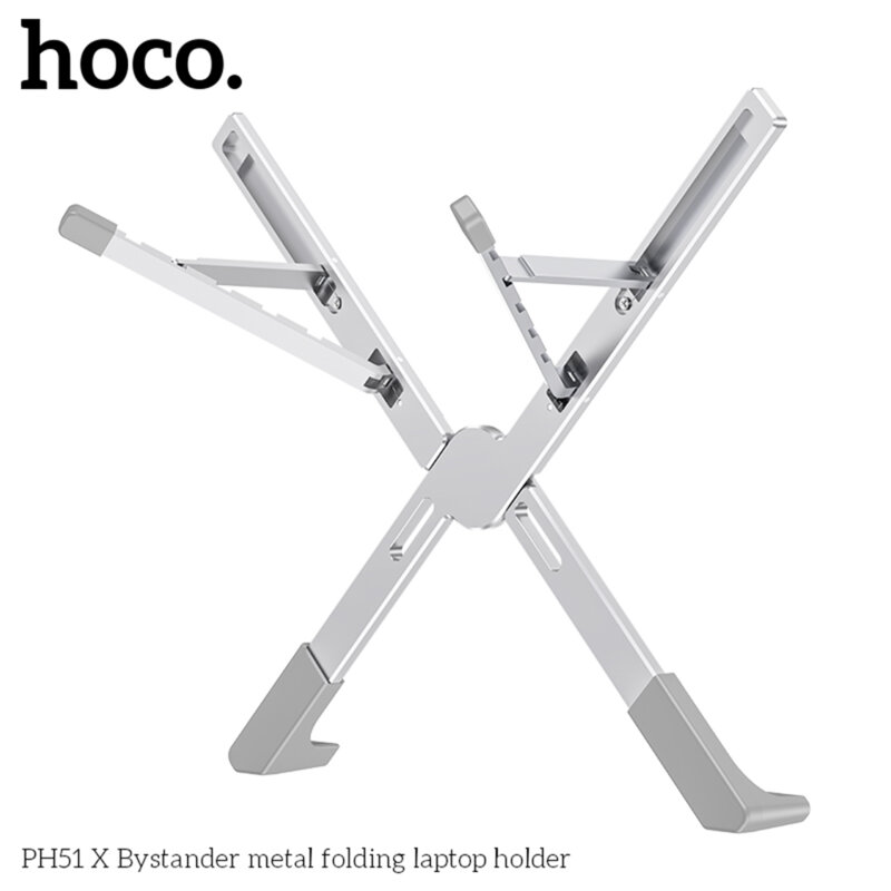 Suport laptop reglabil birou Hoco PH51, max. 15.6