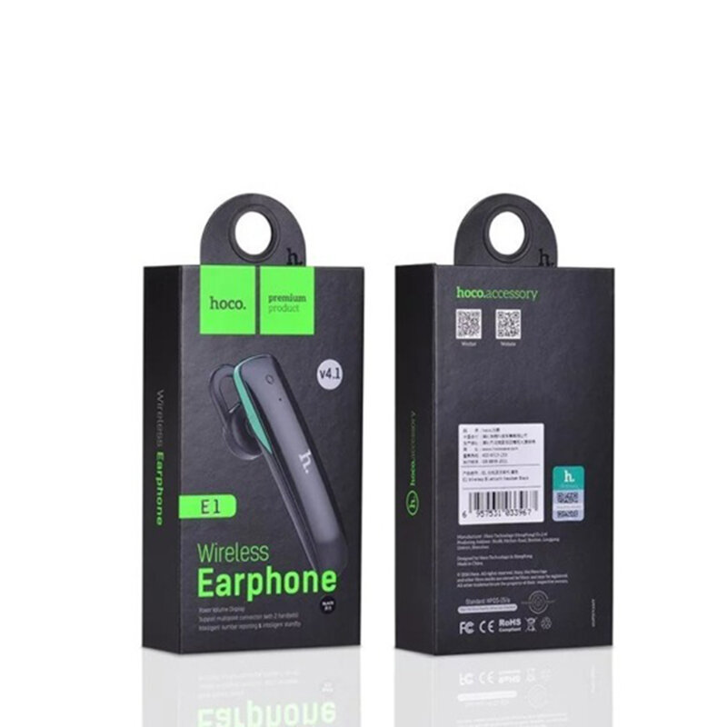 Casca telefon Bluetooth fashion profesionala Hoco E1, negru