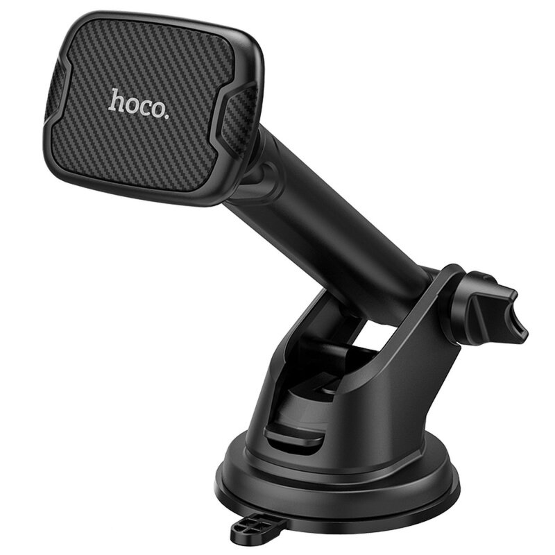 Suport auto magnetic telefon bord/parbriz Hoco CA67, negru