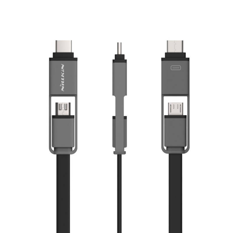 Cablu de date Micro USB,USB-C Nillkin Negru
