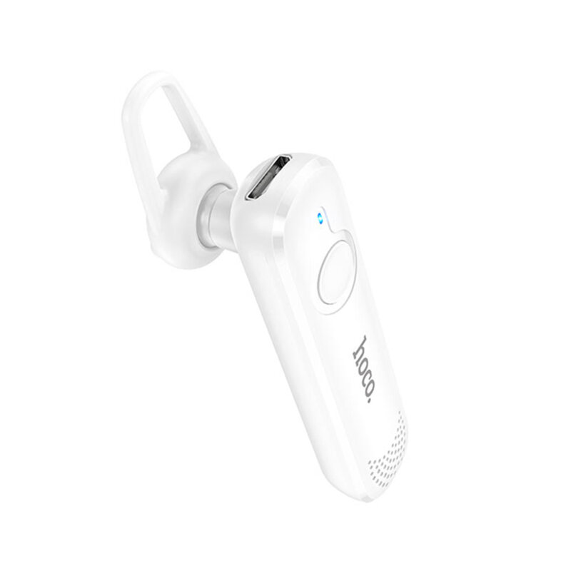 Casca audio cu microfon wireless Bluetooth Hoco E63, alb